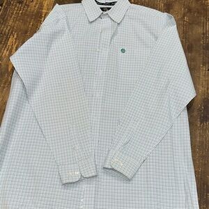 George Strait collection by Wrangler long sleeve button up.